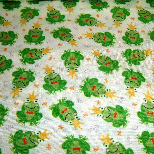 Tissu patchwork en coton Frog Frogs Frog Camelot 50 x 110 cm