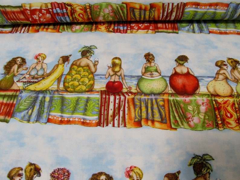 fruit ladies big women 47 x 110 cm cotton patchwork fabric image 6