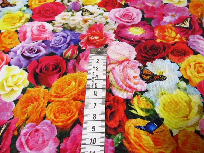 Roses Rose Roses Elisabeth Studio cotton patchwork fabric 50 x 110 cm image 4