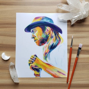 Trevor Hall - 8x10 Fine Art Print - musician - one love - peace