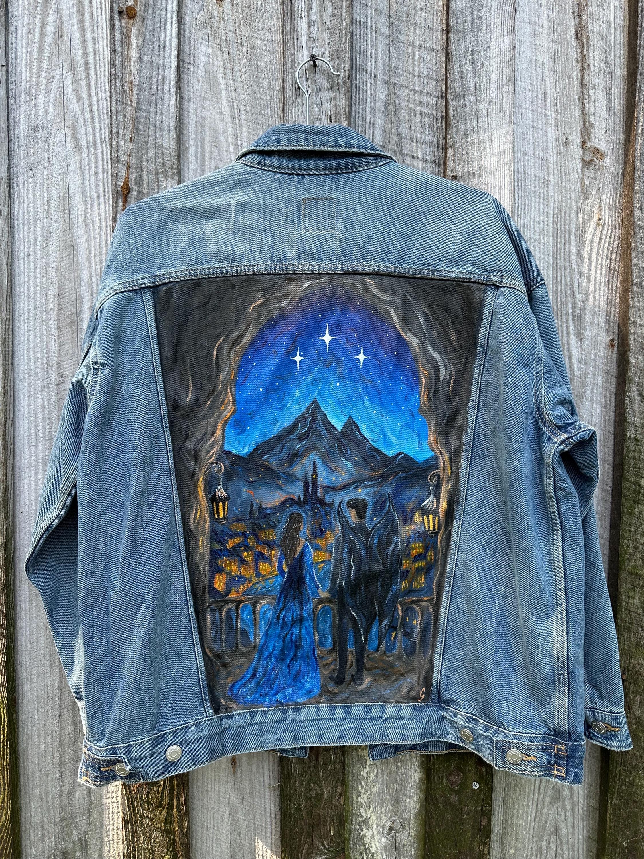 Starry Night Jean Jacket - Etsy