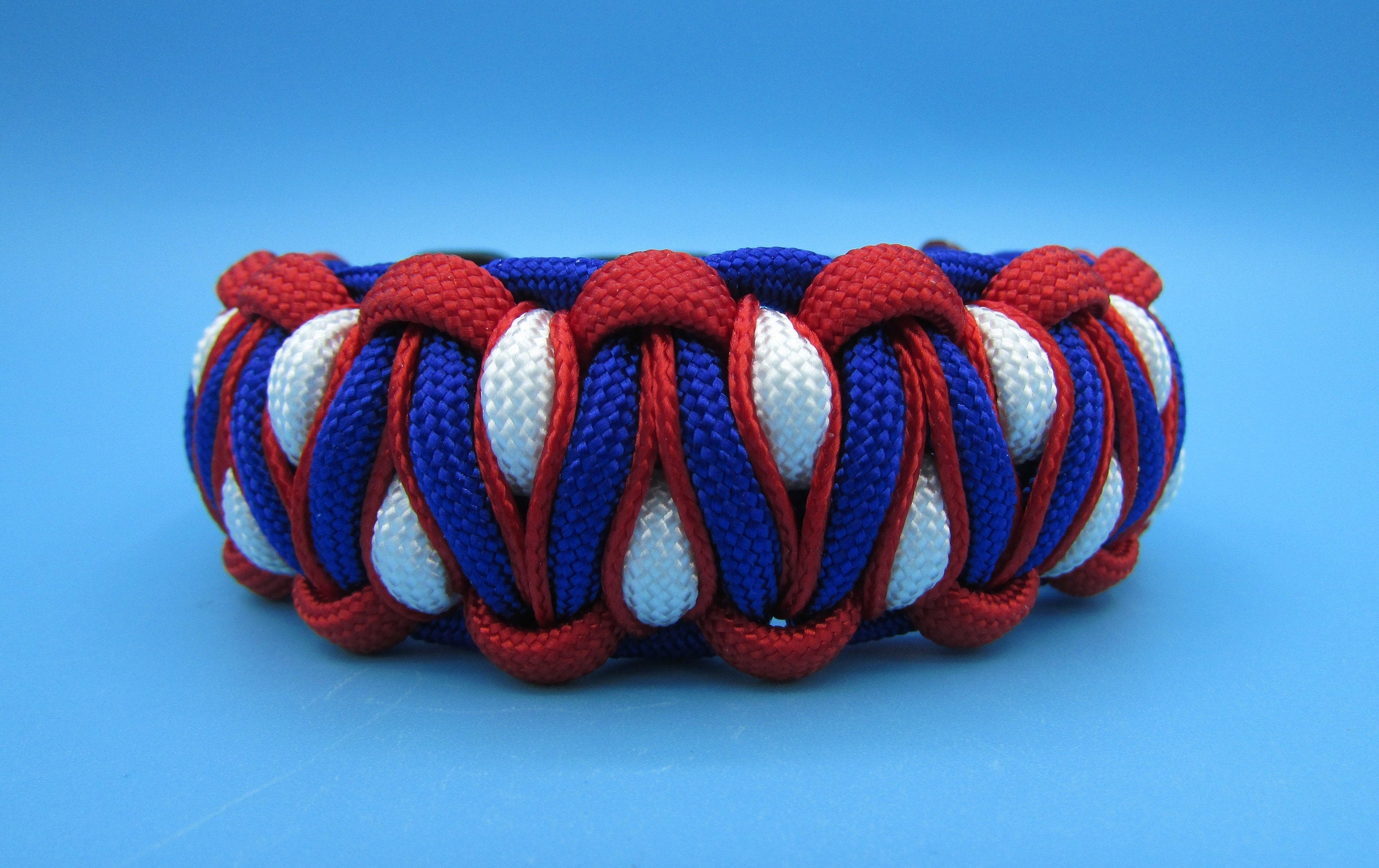 Red White and Blue Paracord Bracelet 4th of July Bracelet Etsy