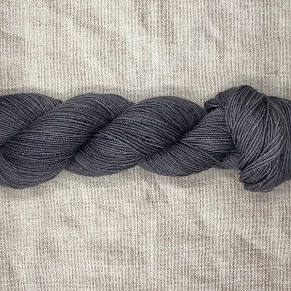 Hand dyed yarn "Pebble" Blue Faced Leicester DYE TO ORDER