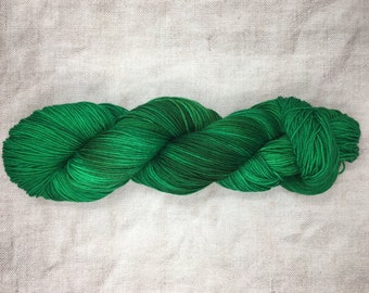 Handgeverfd garen "The Emerald Isle" Merinowol KLEURSTOF TE BESTELLEN 100g