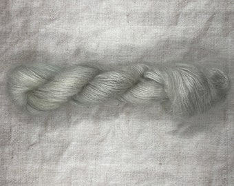 Hand dyed yarn "Quartzite" Kid Mohair/Silk Lace DYE TO ORDER 50g