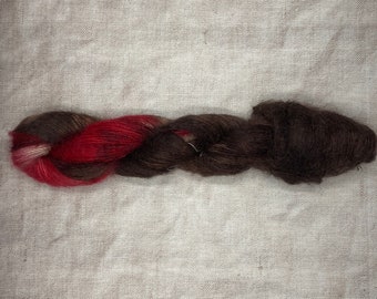 Hand dyed yarn "Robin" Kid Mohair/Silk Lace DYE TO ORDER 50g
