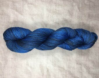 Hand dyed yarn "The Gathering Storm" Silk Merino wool DYE TO ORDER