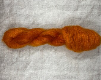 Hand dyed yarn "Sunset" Kid Mohair/Silk Lace DYE TO ORDER 50g