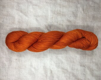 Hand dyed yarn "Sunset" Merino DYE TO ORDER 100g
