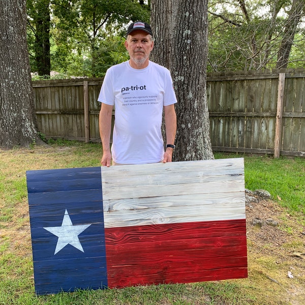 Rustic Wood Texas Flag, texas wall art, rustic texas decor, wooden texas flag, Country Farmhouse texas decor, Distressed flag, free shipping