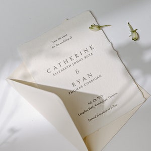 Modern Save the Date, Minimal Save the Date, Büttenpapier Save the Date, Letterpress Save the Date, Folie Save the Date