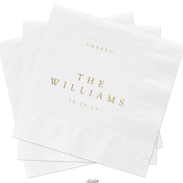 Wedding Cocktail Napkin, Custom Cocktail Napkin, Cocktail Napkin, Beverage Napkin, Paper Wedding Napkin, Wedding Napkin, Personalized Napkin