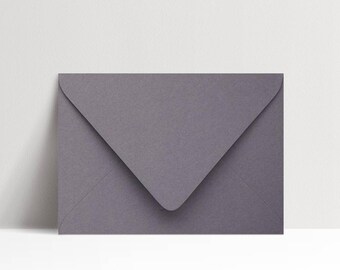 Grey Envelopes, Grey Invitation Envelope, Grey Wedding Envelope, Dark Grey Envelope, Wedding Envelope, Smoke Envelopes, 25 pack