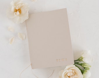 Minimal Vow Books, Wedding Vow Books, Vow Booklets, Vow Book Set, Set of Vow Books, Gold Vow Books, Foil Vow Books, Vow Books