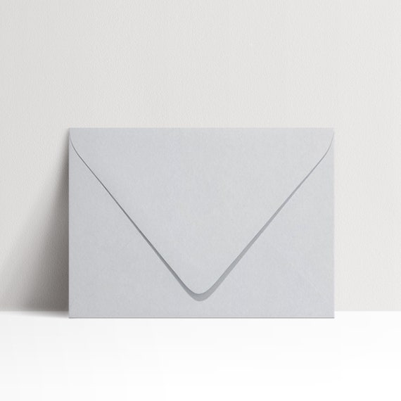 Grey Envelopes, Grey Invitation Envelopes, Grey Wedding Envelopes, Light Grey Envelopes, Wedding Envelopes, Invitation Envelopes, 25 pack
