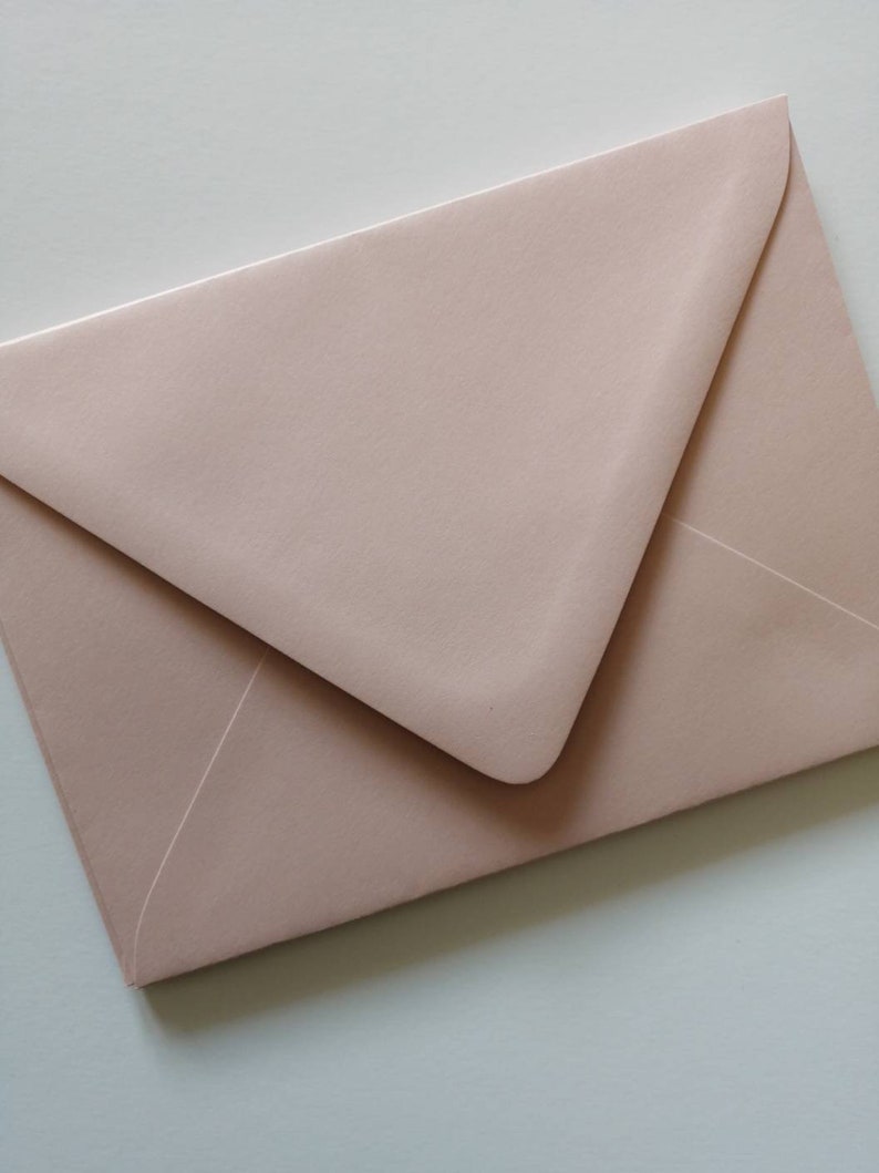 Pink Envelopes Blush Envelopes Pink Wedding Envelopes Etsy Canada