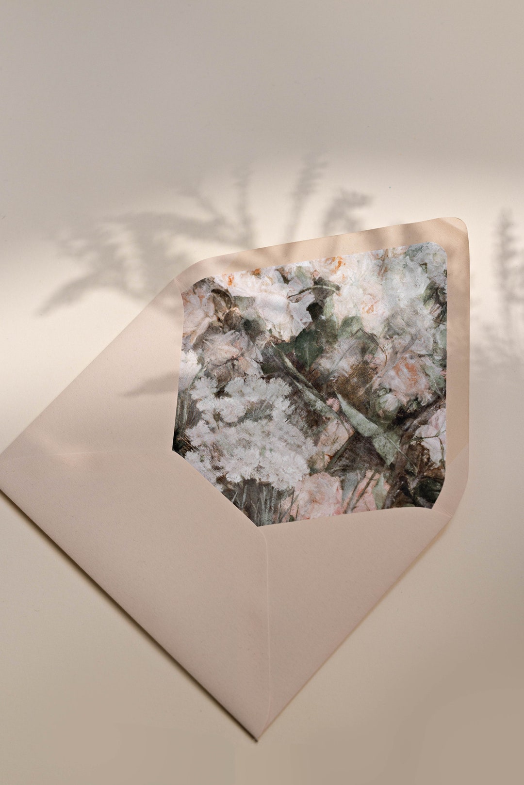 Floral Envelope Liner, Custom Envelope Liner, Envelope Liner, Printed