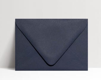 Navy Blue Envelopes, Navy Envelopes, Dark Blue Envelopes, Blue Invitation Envelopes, A7 Blue Envelopes, A7 Navy Envelope, 25 pack