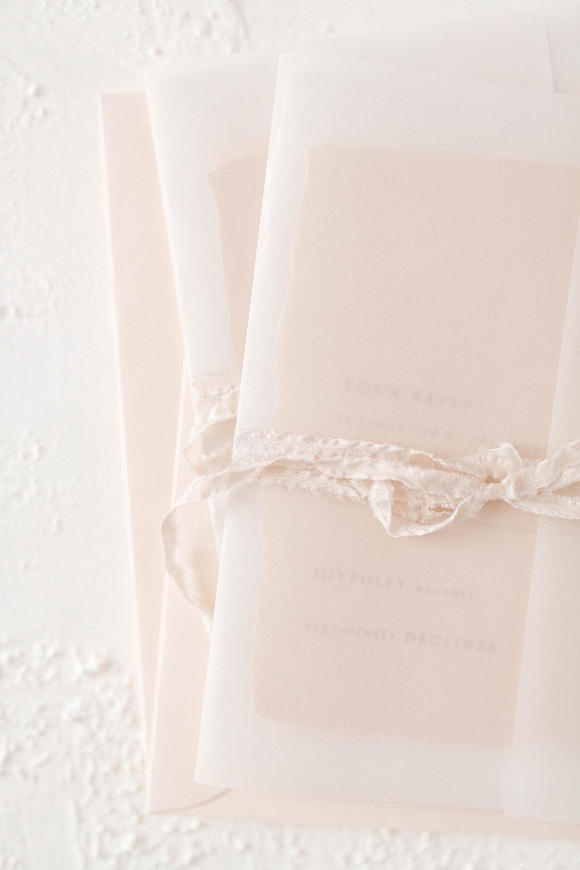 Translucent Paper Invitation Translucent Vellum Wedding Invitation Wrap: Fits 5x7 Invitations - Etsy