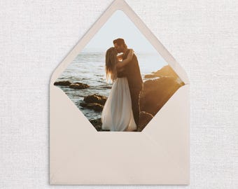 Custom Photo Envelope Liner, Photo Envelope Liner, Custom Envelope Liner, Wedding Envelope Liner, Invitation Envelope Liner, Envelope Liner