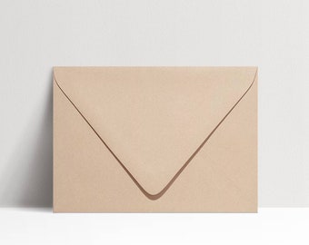 Tan Envelope, Neutral Envelope, Wedding Envelope, Tan Wedding Envelope, Tan Invitation Envelope, Invitation Envelope, Beige Envelope