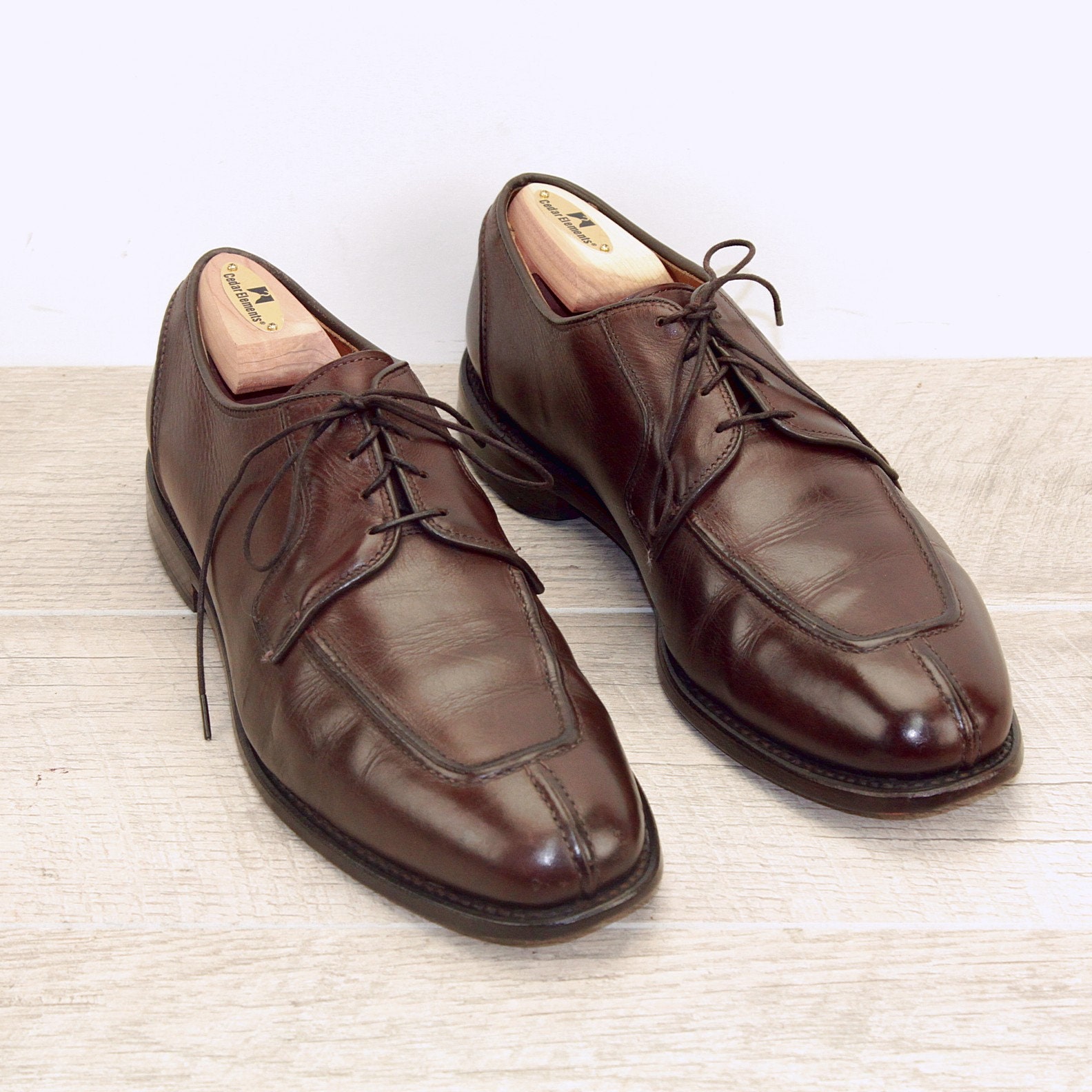 Allen Edmonds HANCOCK 9.5 D Brown w/ new Cedar Shoe Trees new AE Bags ...