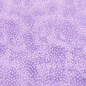 Light Purple Micro Dot Flannel Fabric By The Yard Half Yards 100% Cotton Coordinate violet lilac tiny polka dots Double Napped A.E. Nathan