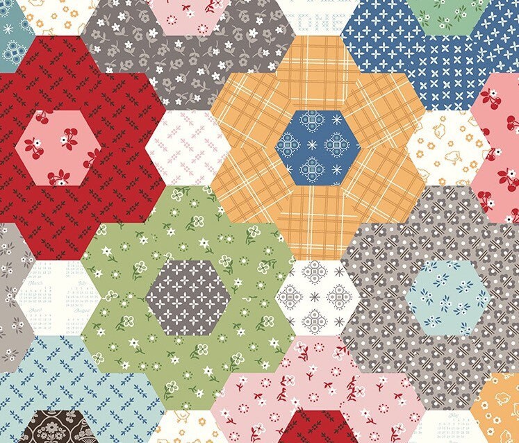 90 Patches Green Cheater's Quilt Fabric - By The Yard – In-Weave Fabric