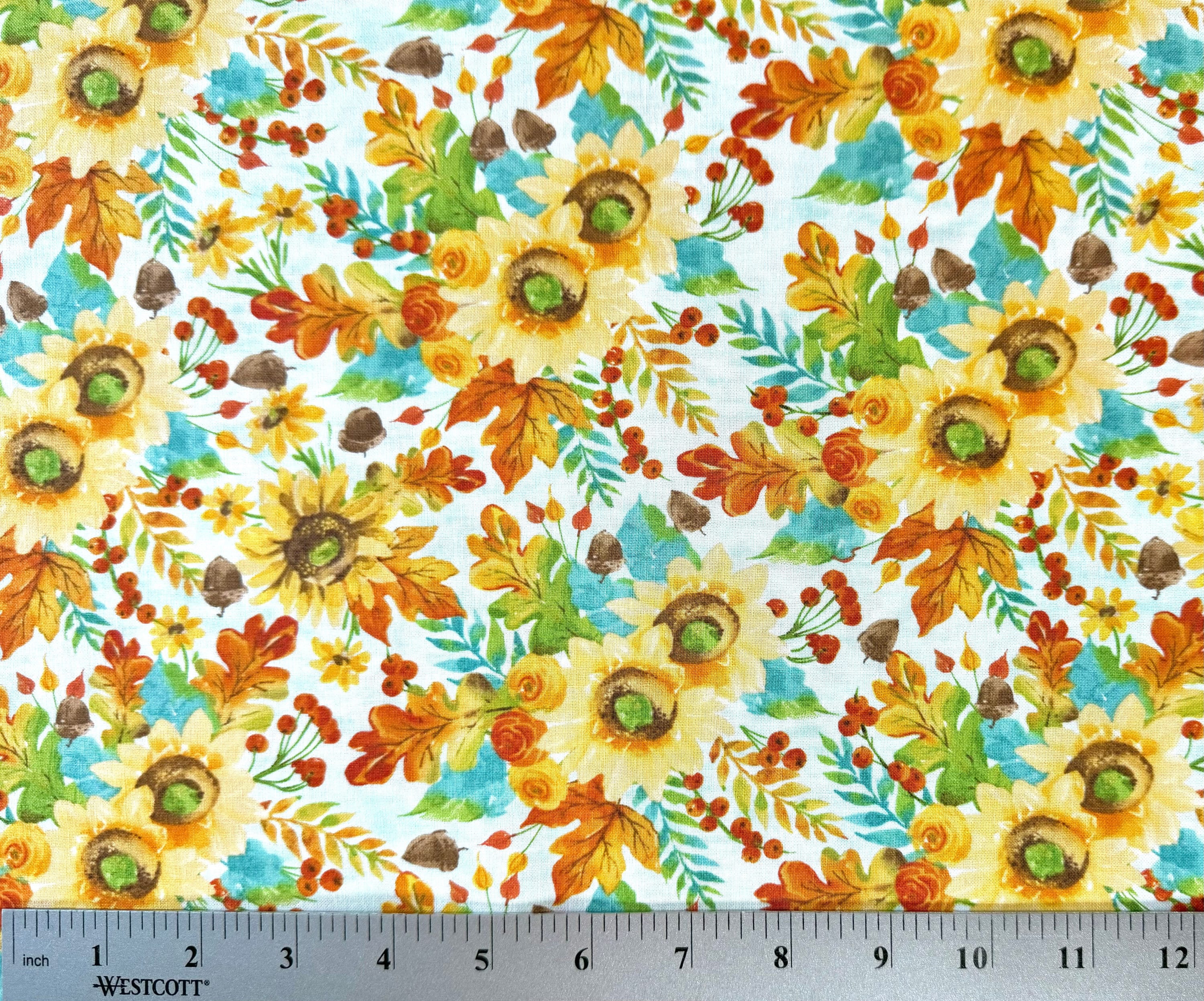 Automn Cloth Autumn Blessings Fabric Collection by the Yard 100% Premium Cotton by ...