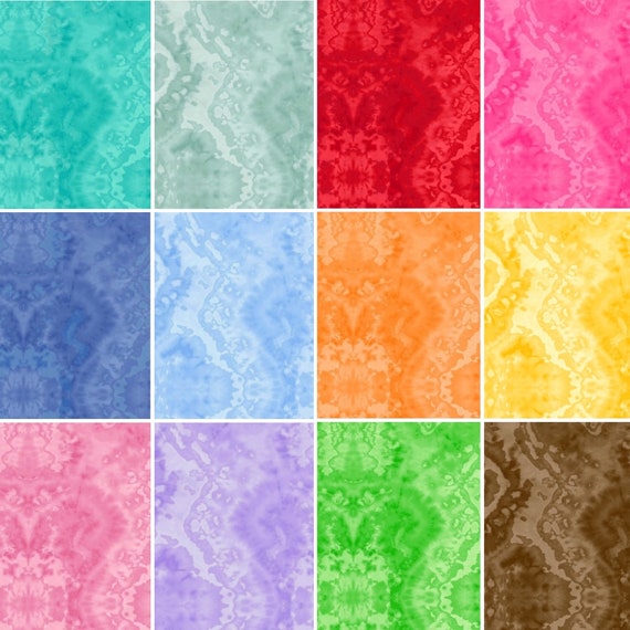 Abstract Texture Flannel Fabric By The Yard 100% Cotton Comfy Prints by A.E. Nathan tie dye marbled tonal quilt blender backing