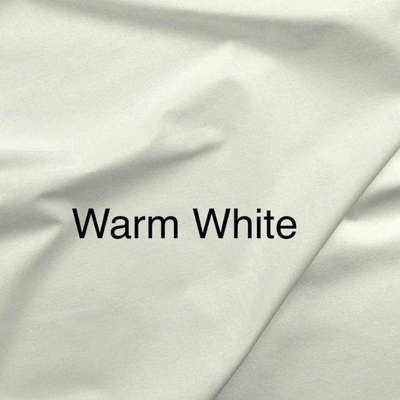 PUL Polyurethane Laminate Fabric by the Yard 55” Wide Waterproof Backing silky soft machine washable for bibs diapers sheets hygiene dignity Warm White