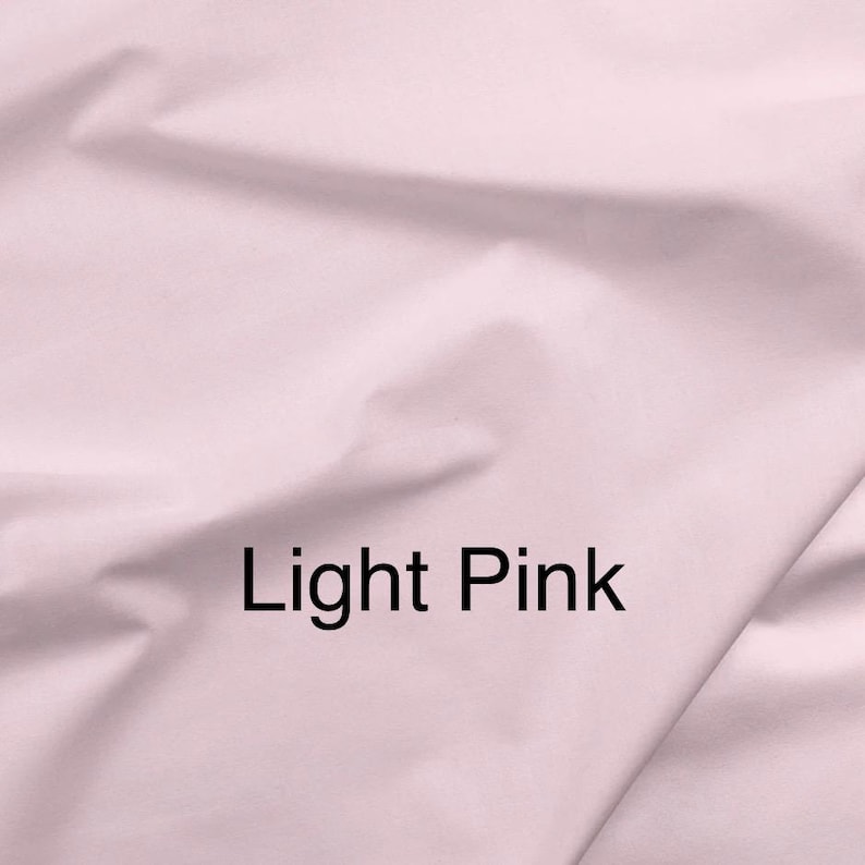 PUL Polyurethane Laminate Fabric by the Yard 55” Wide Waterproof Backing silky soft machine washable for bibs diapers sheets hygiene dignity Light Pink