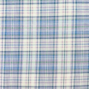 Eddie Bauer Bone Plaid Flannel Fabric By The Yard 100% Cotton Printed Purple Lilac Lavender large window box