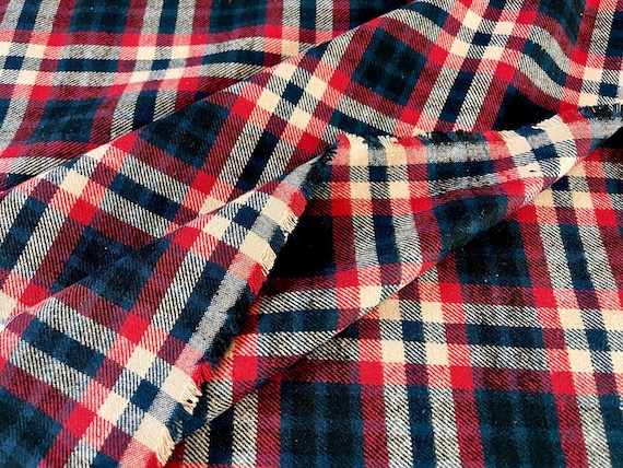 Cotton Flannel by the Yard - In Favorite Winter Plaids - Color Crazy