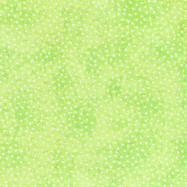 Lime Green and White Micro Dot Flannel Fabric By The Yard Half Yards 100% Cotton Texture tiny polka dots Double Napped A.E. Nathan