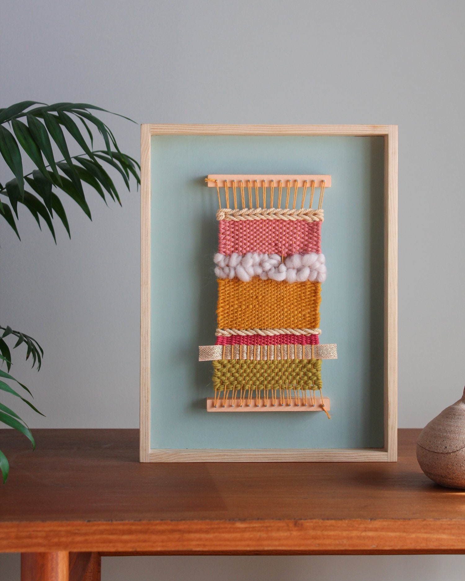 Tapisserie Encadrée de Chaîne Fixe