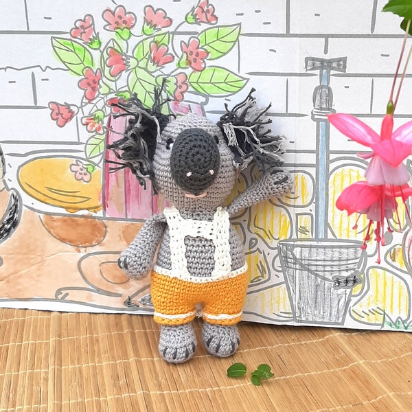 Crochet Koala jouet, Jouet crochet Koala pour petits, Peluche Koala, Amigurumi Koala cadeau pour petits, Doudou Koala, Cadeau petits enfants
