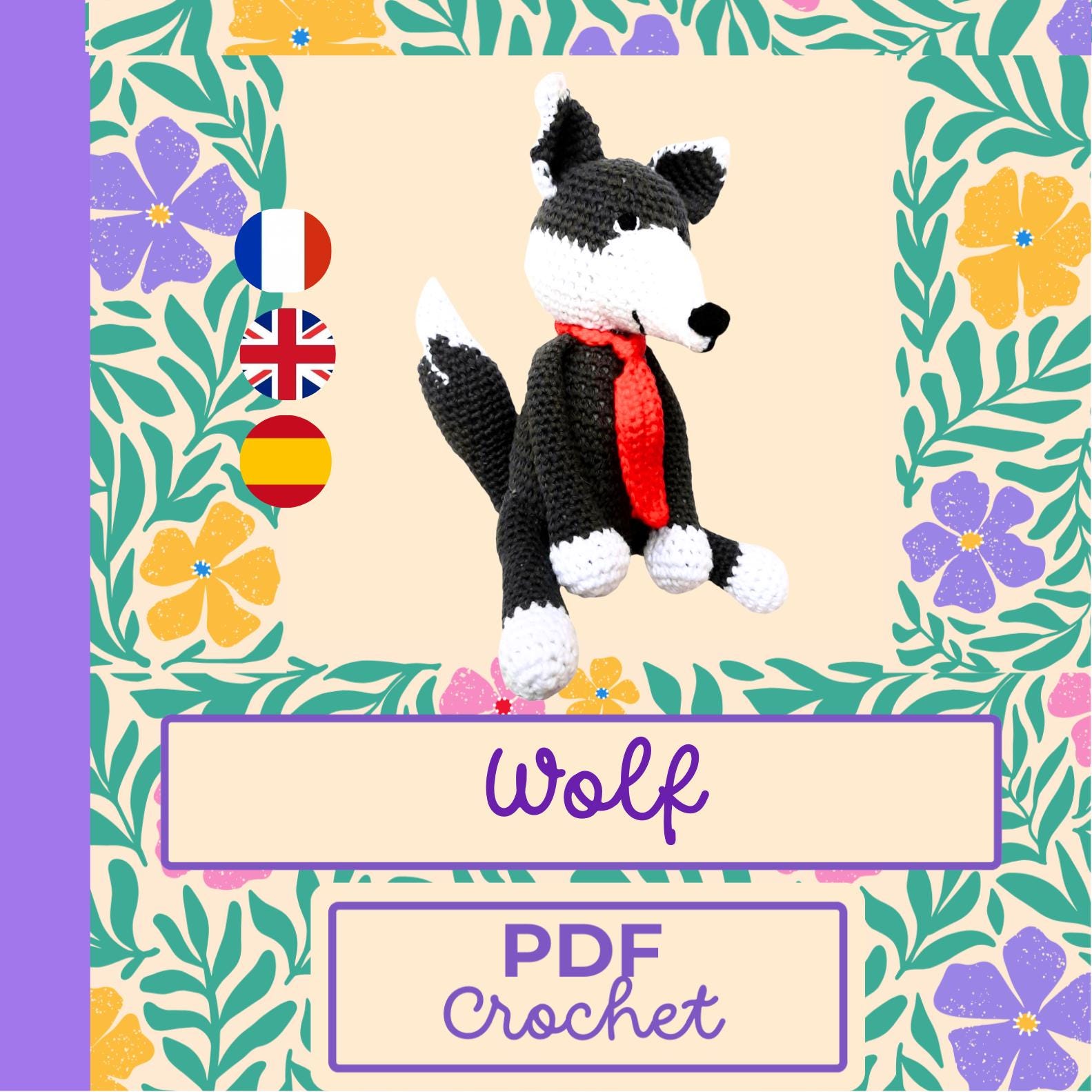 30 Wolf Crochet Patterns to Stitch for Woodland Decor, Gifts, and Amigurumi Displays 20 Easy Amigurumi Wolf Pattern