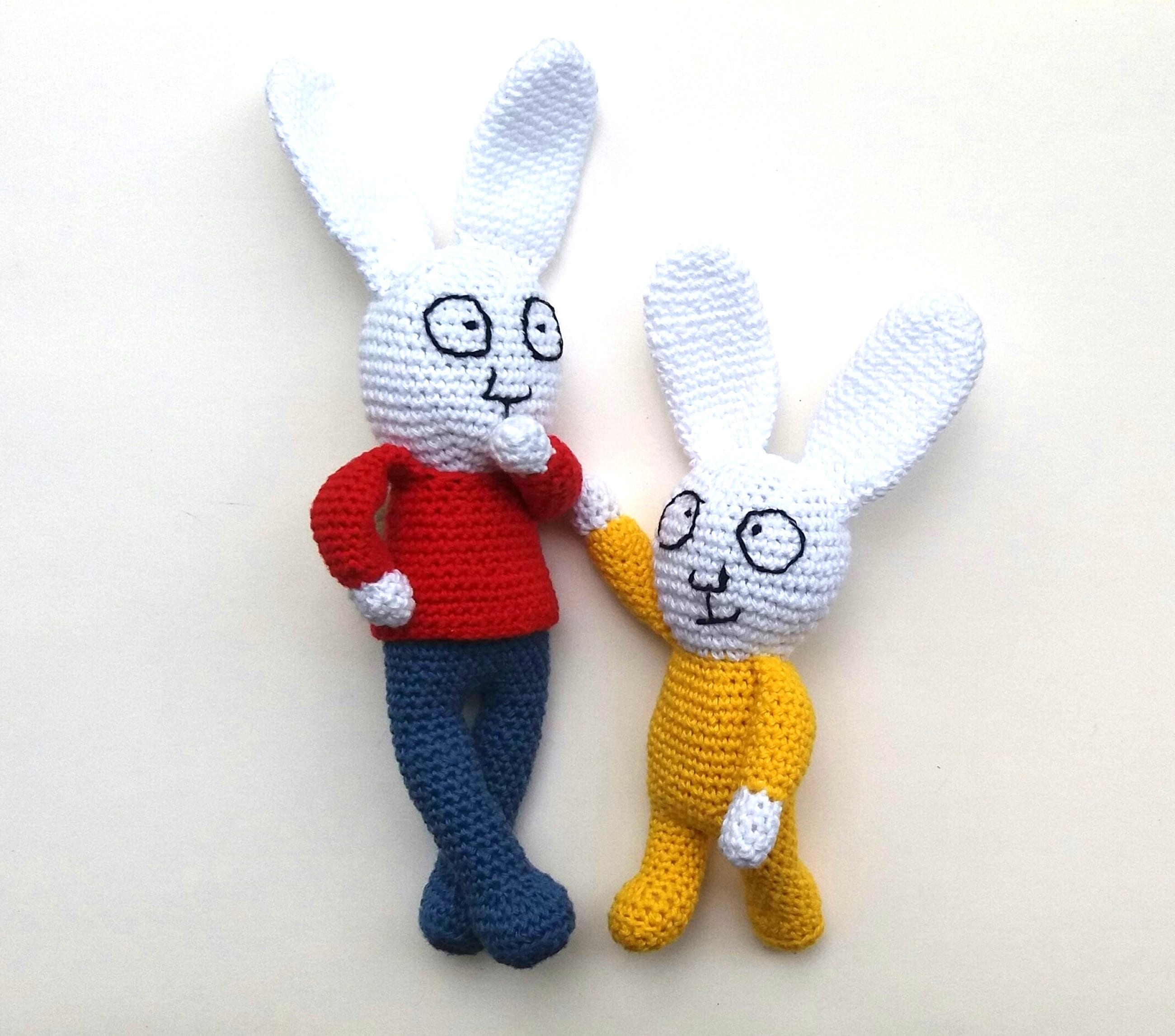 the rabbit toy Simon and Gaspard Gaspard the rabbit Etsy België
