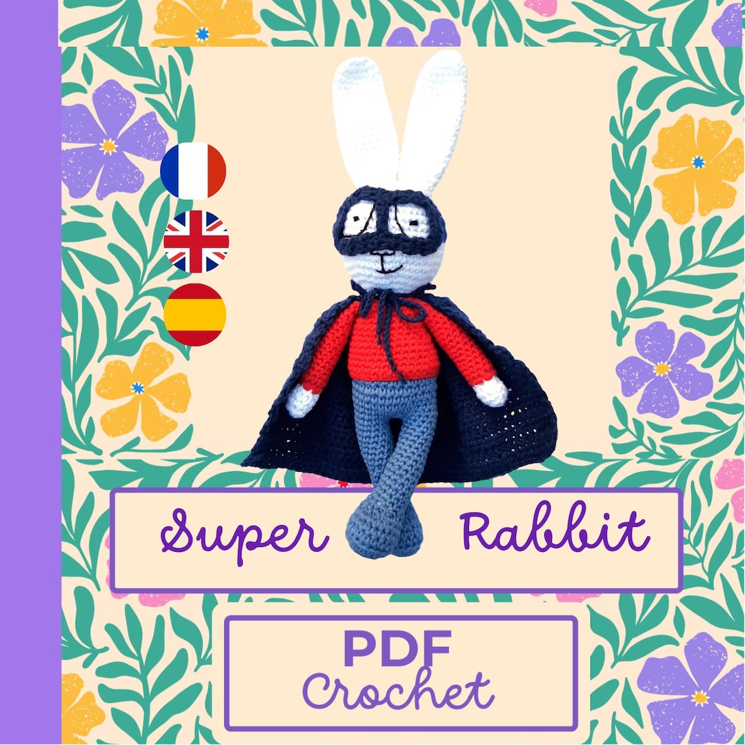 Simon Super Rabbit Crocs Crochet Pattern: Simon Super Rabbit Amigurumi (PDF Pattern) - Etsy