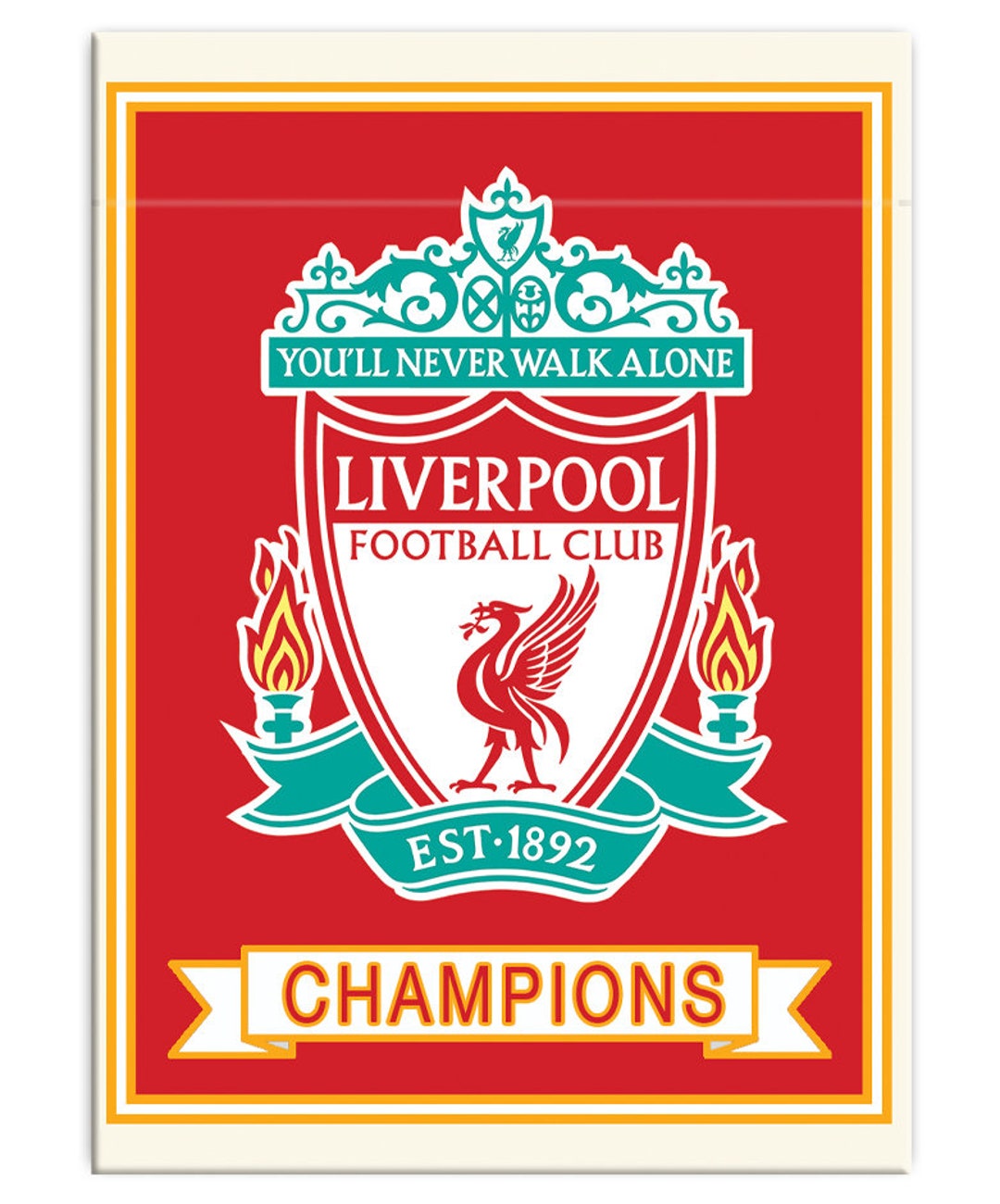 Liverpool Champions Playing Cards - Etsy