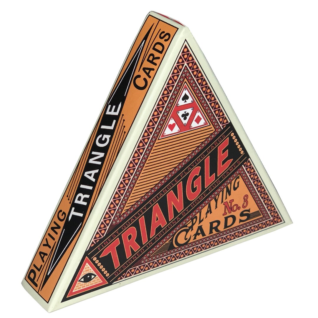 Triangle Playing Cards, Limited Etsy