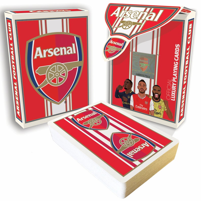 Arsenal Luxury Playing Cards Etsy