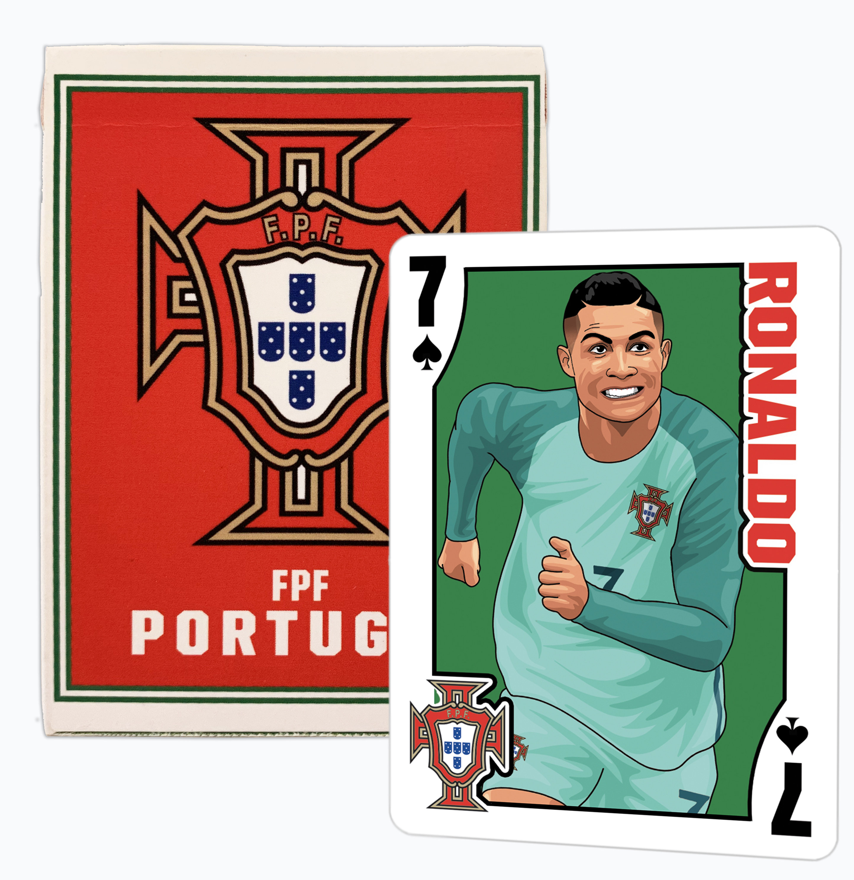 Portugal National Team Playing Cards With Ronaldo - Etsy