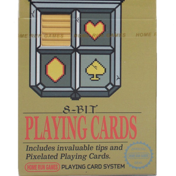 8-Bit Gold Playing Cards