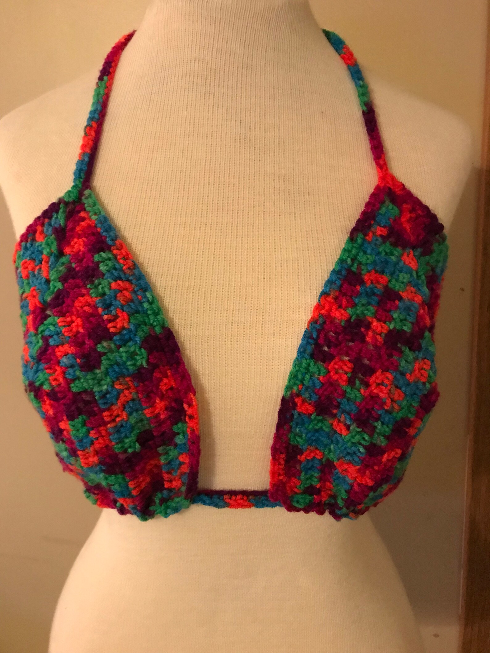 Helle Farbe-Bikini-Oberteil | Etsy