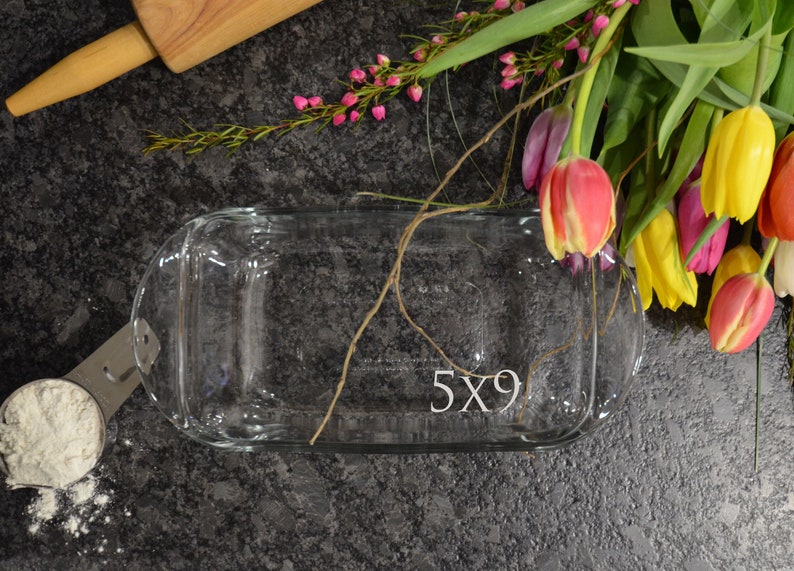Personalized Etched Baking Dish Etsy