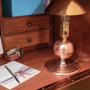 Rara luminária vintage Chase art déco Glow, por volta da década de 1930