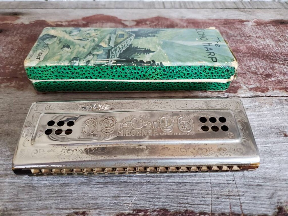 Hohner Echo Harp harmonica Etsy