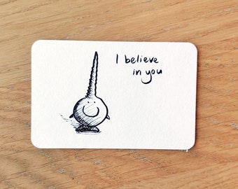 I Believe in You Wallet Card for Mental Health, Encouragement, Positive Affirmation, Chronic Illness
